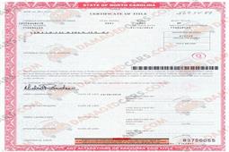 North Carolina Car Title - How to transfer a vehicle, rebuilt or lost titles.